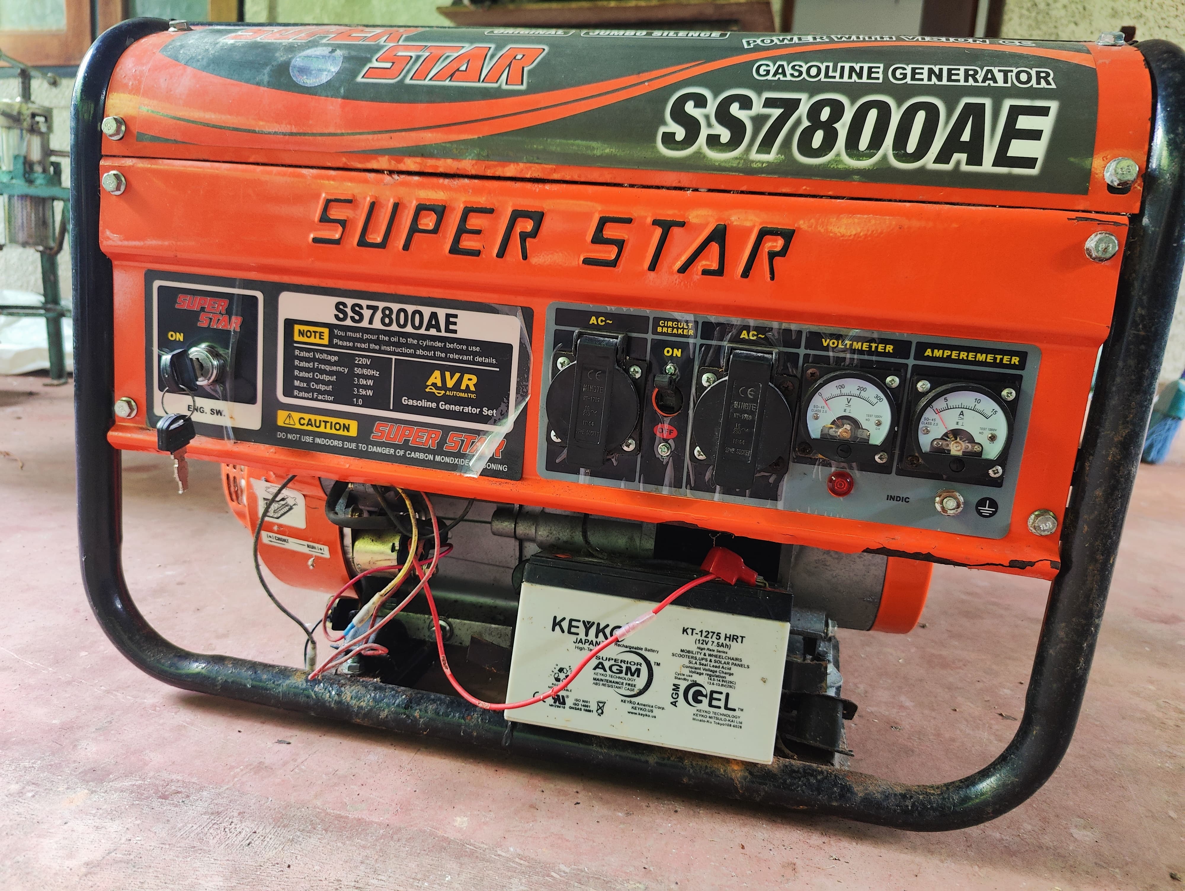 SUPER STAR | Generator | SS - 7800 AE 😎